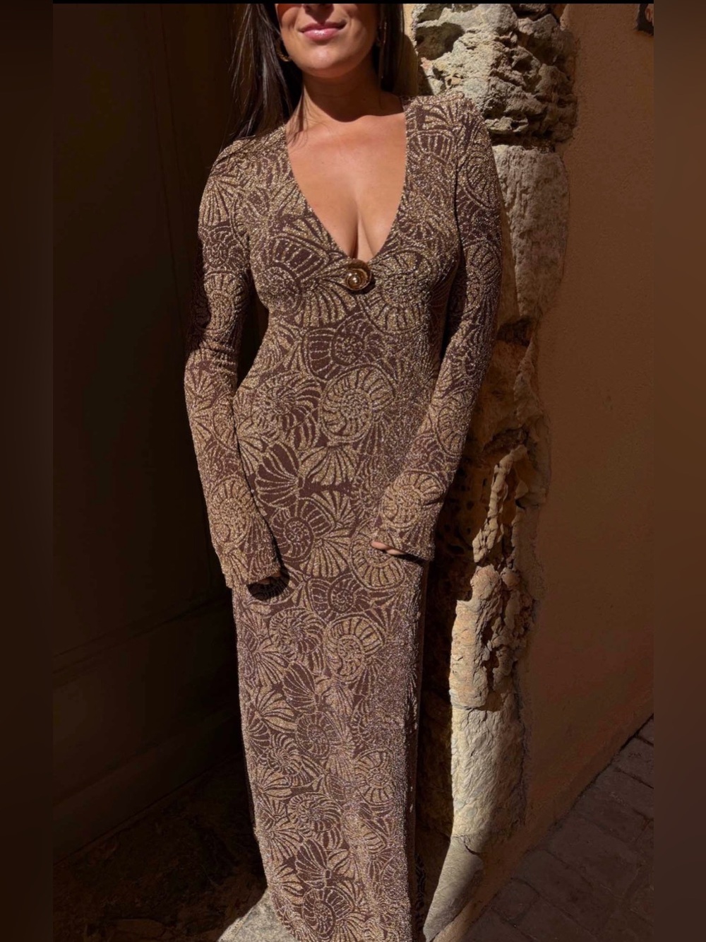 Show Me Your MuMu Lopez Dress ~ Shell Sparkle Stretch